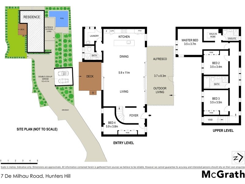 7 De Milhau Road, Hunters Hill NSW 2110 Floorplan