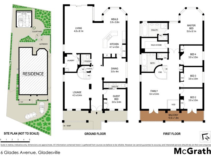 6 Glades Avenue, Gladesville NSW 2111 Floorplan