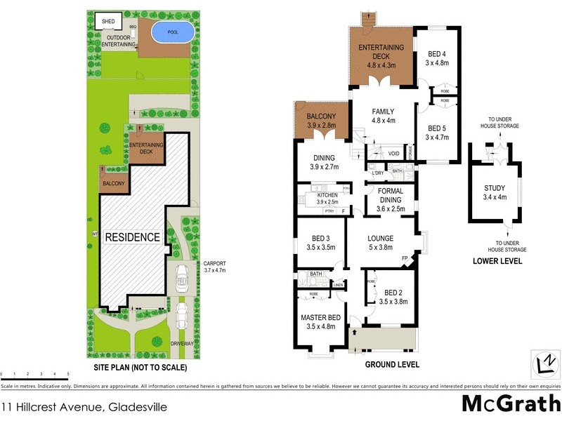 11 Hillcrest Avenue, Gladesville NSW 2111 Floorplan
