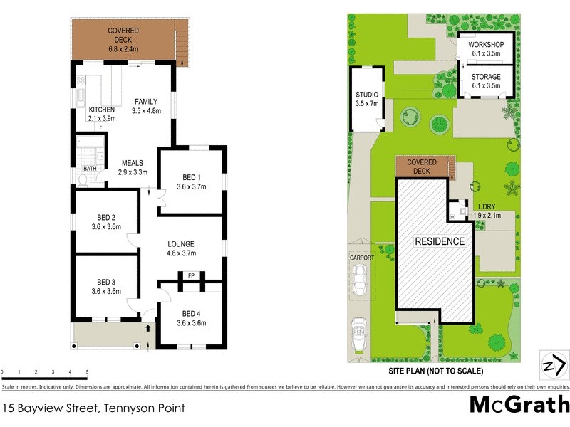 15 Bayview Street, Tennyson Point NSW 2111 Floorplan