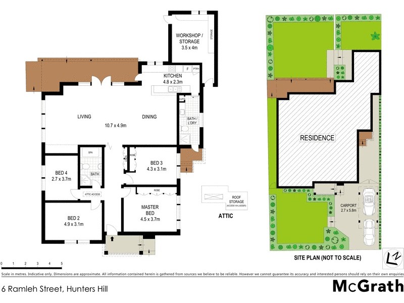 6 Ramleh Street, Hunters Hill NSW 2110 Floorplan
