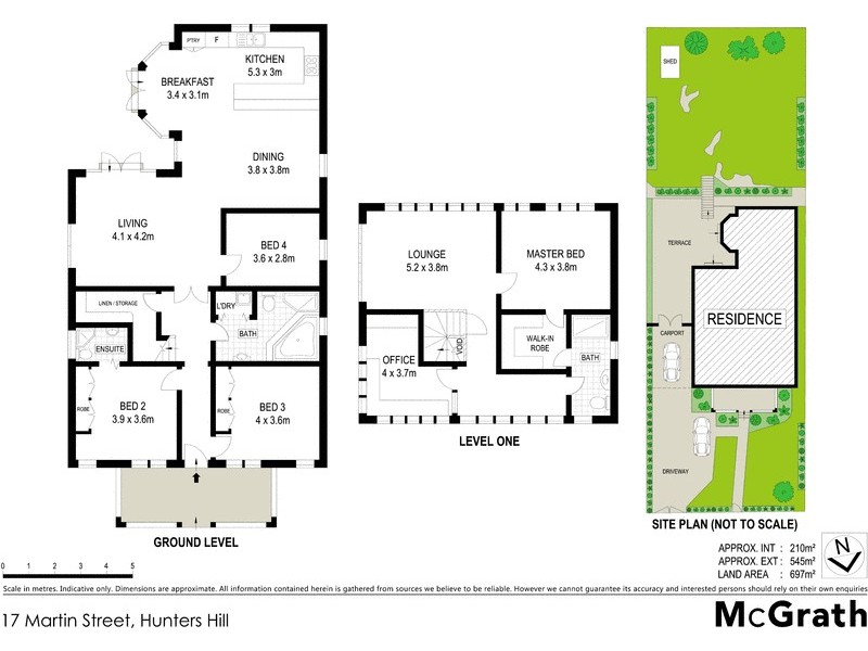 17 Martin Street, Hunters Hill NSW 2110 Floorplan