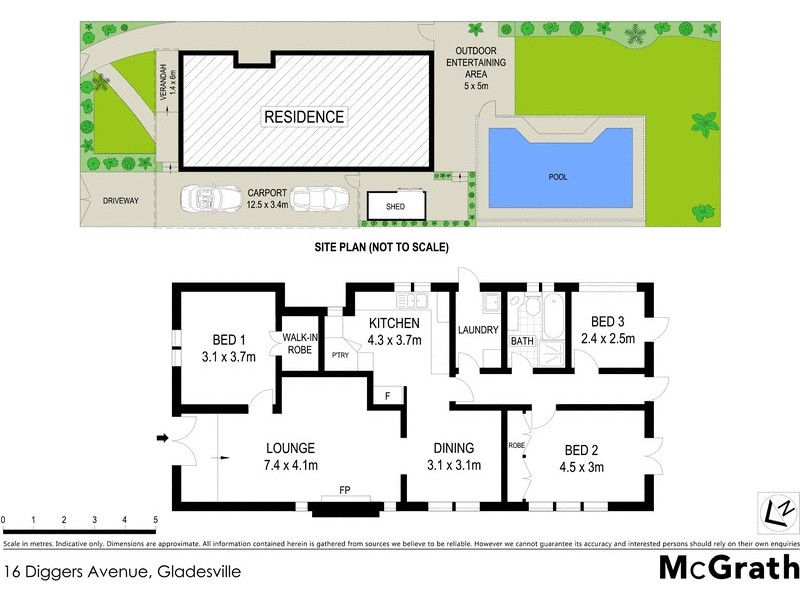 16 Diggers Avenue, Gladesville NSW 2111 Floorplan