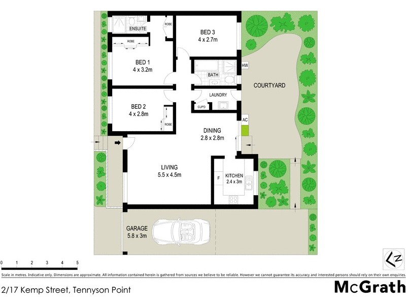 2/17 Kemp Street, Tennyson Point NSW 2111 Floorplan