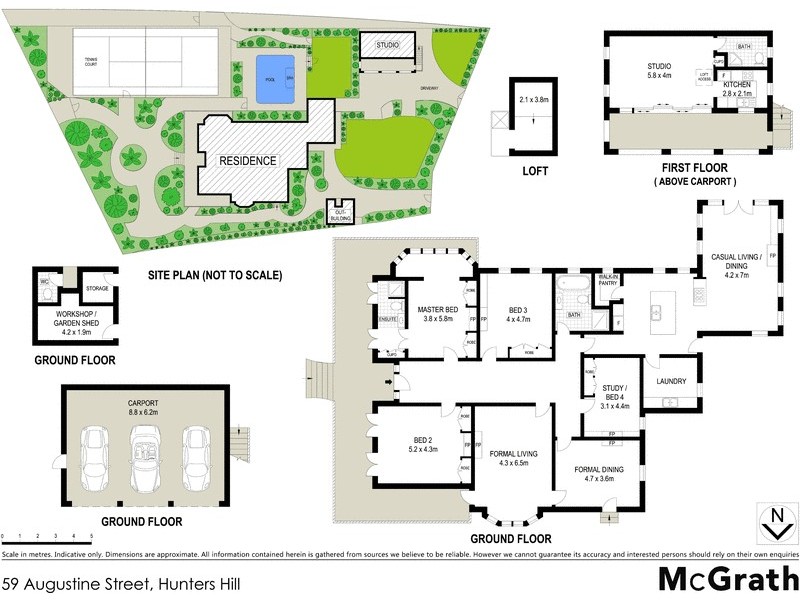 59 Augustine Street, Hunters Hill NSW 2110 Floorplan