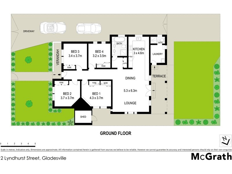 2 Lyndhurst Street, Gladesville NSW 2111 Floorplan
