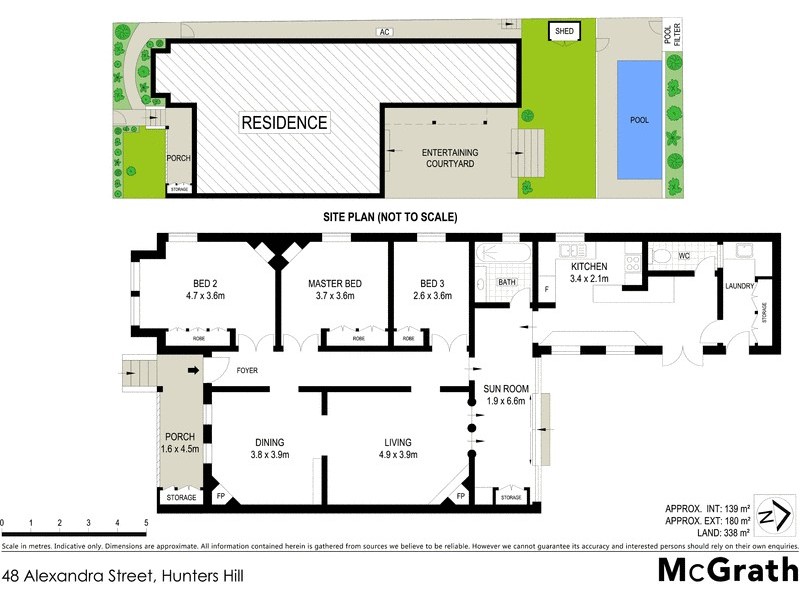 48 Alexandra Street, Hunters Hill NSW 2110 Floorplan