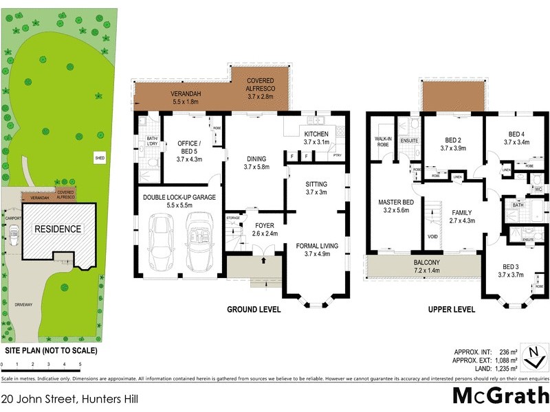 20 John Street, Hunters Hill NSW 2110 Floorplan