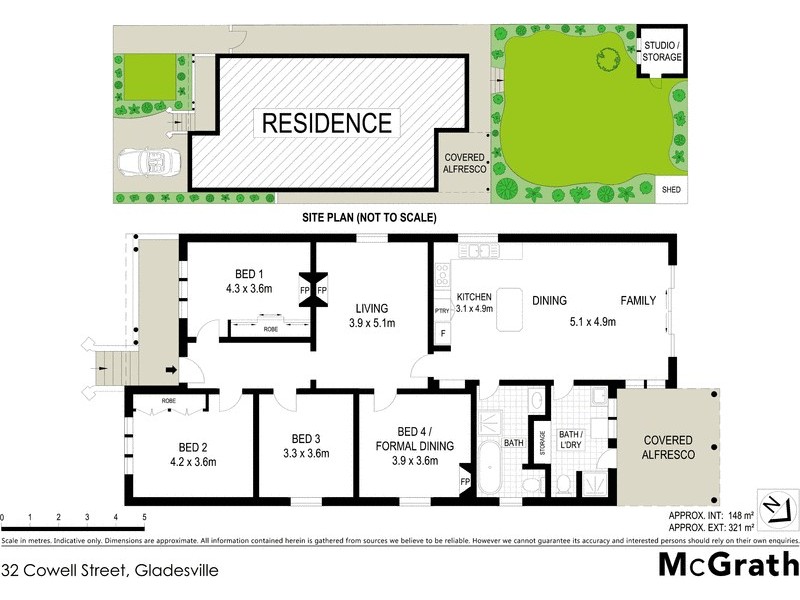 32 Cowell Street, Gladesville NSW 2111 Floorplan