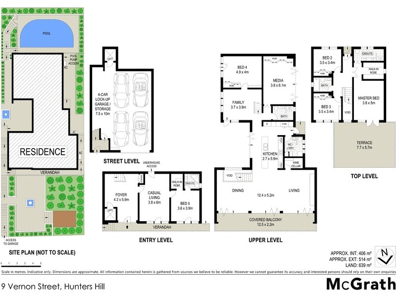 9 Vernon Street, Hunters Hill NSW 2110 Floorplan