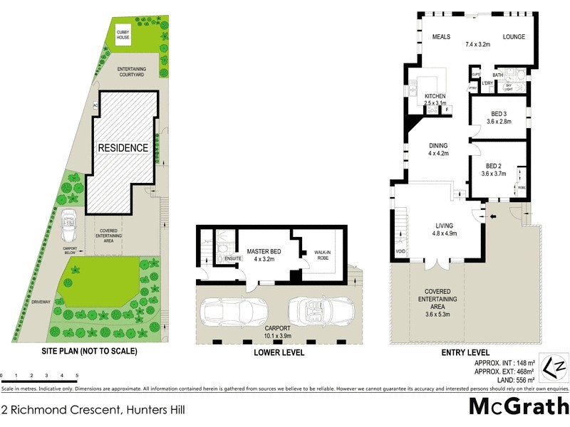 2 Richmond Crescent, Hunters Hill NSW 2110 Floorplan