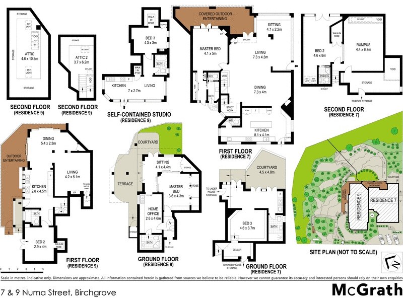 7 and 9 Numa Street, Birchgrove NSW 2041 Floorplan