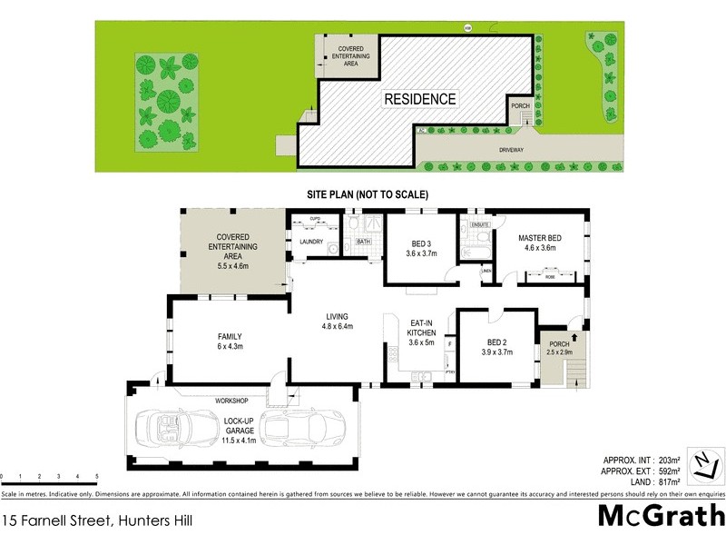 15 Farnell Street, Hunters Hill NSW 2110 Floorplan