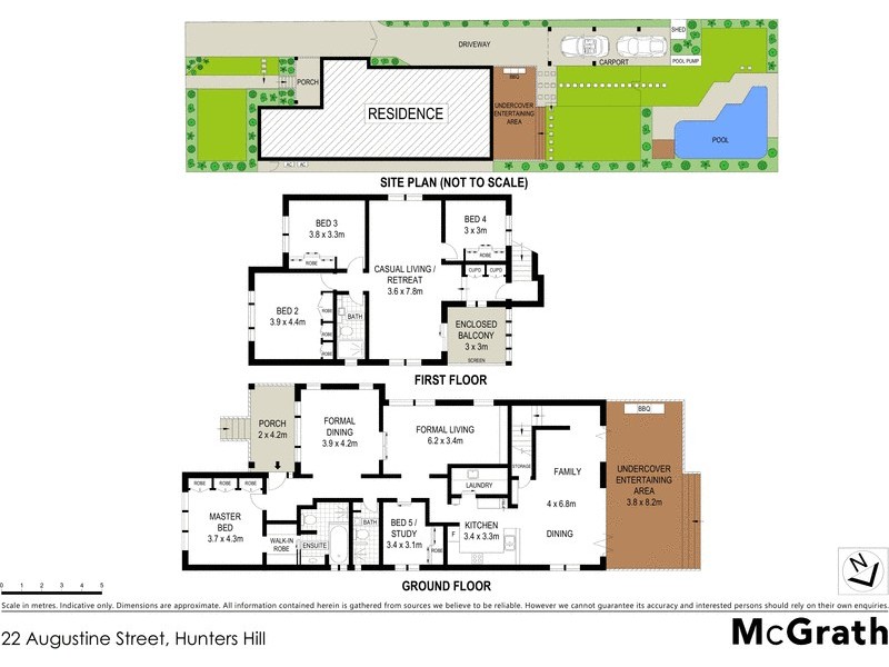 22 Augustine Street, Hunters Hill NSW 2110 Floorplan