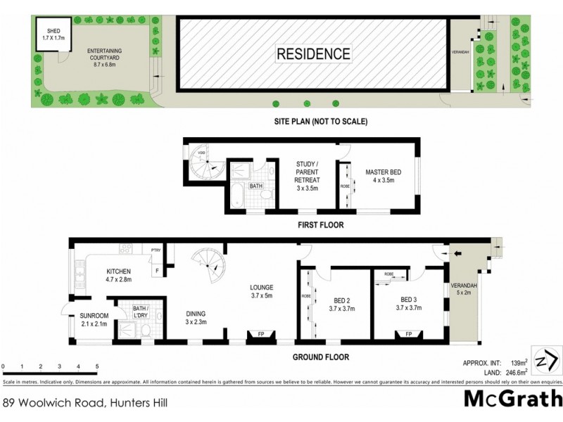 89 Woolwich Road, Hunters Hill NSW 2110 Floorplan