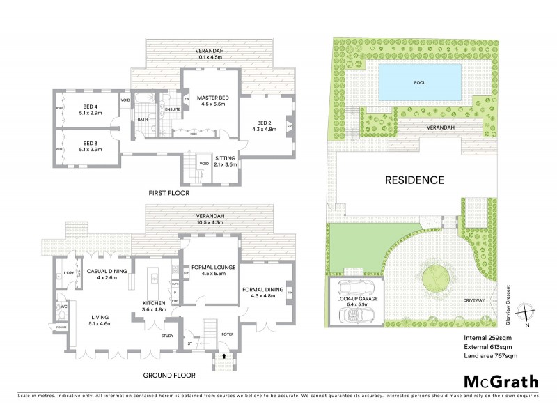 27 Glenview Crescent, Hunters Hill NSW 2110 Floorplan