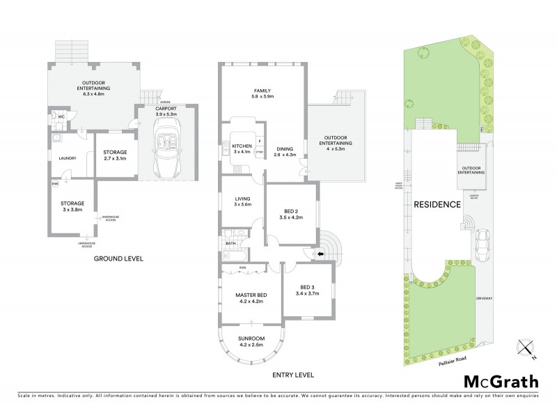 43 Pellisier Road, Putney NSW 2112 Floorplan