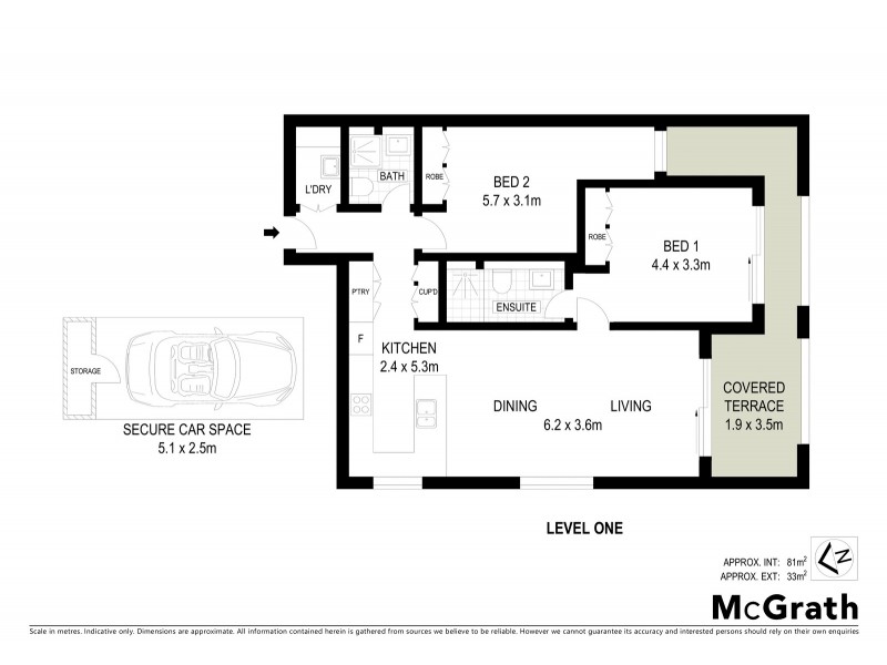 113/64 Gladesville Road, Hunters Hill NSW 2110 Floorplan
