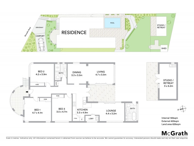 48 Bonnefin Road, Hunters Hill NSW 2110 Floorplan