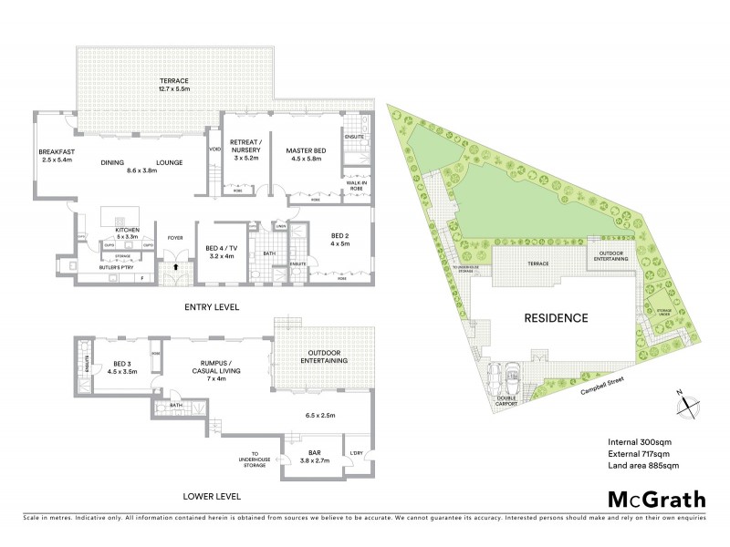 4 Campbell Street, Hunters Hill NSW 2110 Floorplan