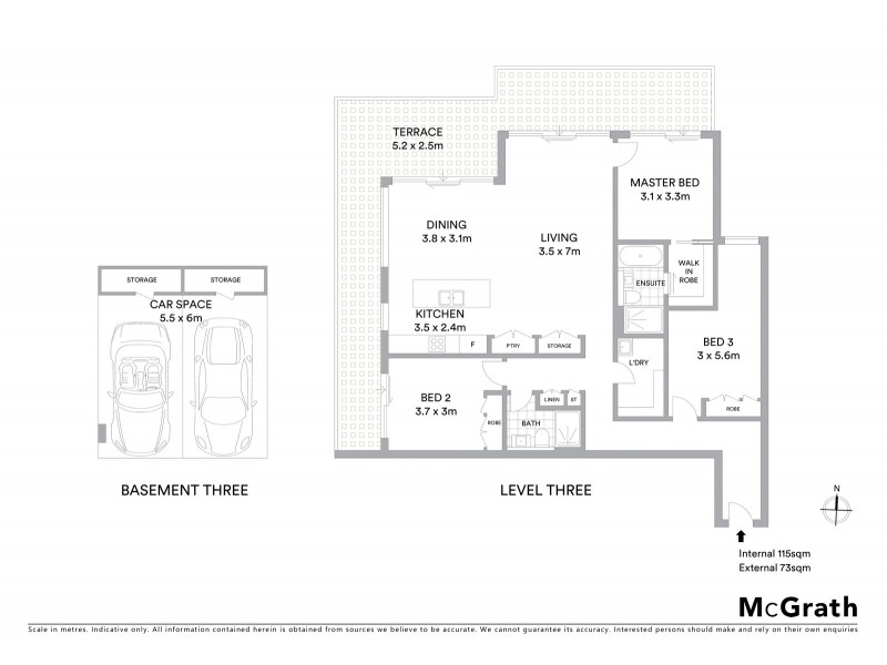 308/64 Gladesville Road, Hunters Hill NSW 2110 Floorplan