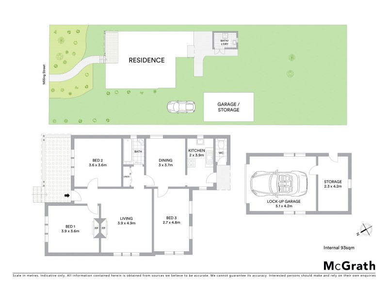 18 Milling Street, Hunters Hill NSW 2110 Floorplan
