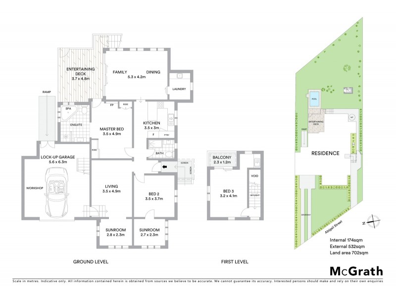 9 Abigail Street, Hunters Hill NSW 2110 Floorplan