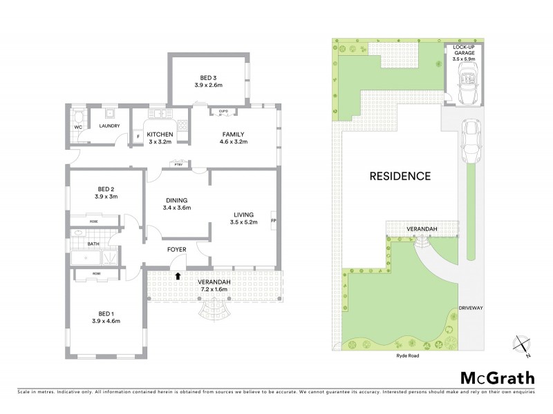 60 Ryde Road, Hunters Hill NSW 2110 Floorplan