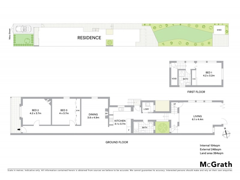 15 Mary Street, Hunters Hill NSW 2110 Floorplan