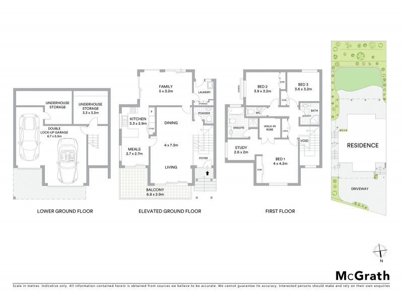 6 Boronia Avenue, Hunters Hill NSW 2110 Floorplan
