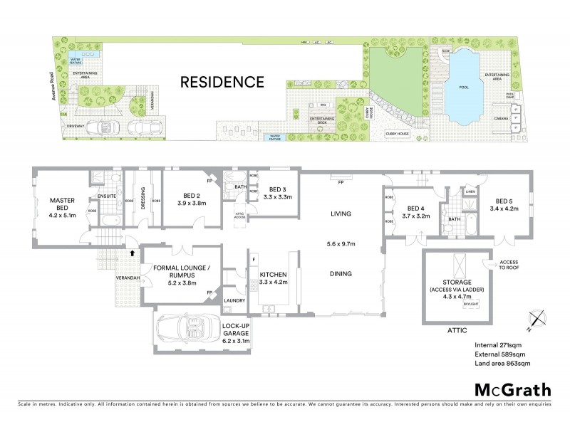 16 Avenue Road, Hunters Hill NSW 2110 Floorplan