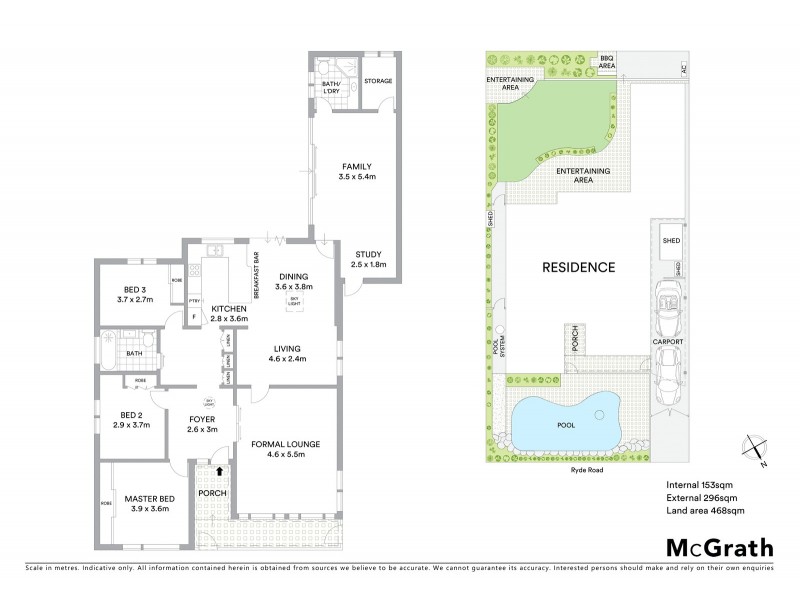 64 Ryde Road, Hunters Hill NSW 2110 Floorplan