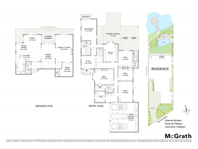 18 The Point Road, Hunters Hill NSW 2110 Floorplan