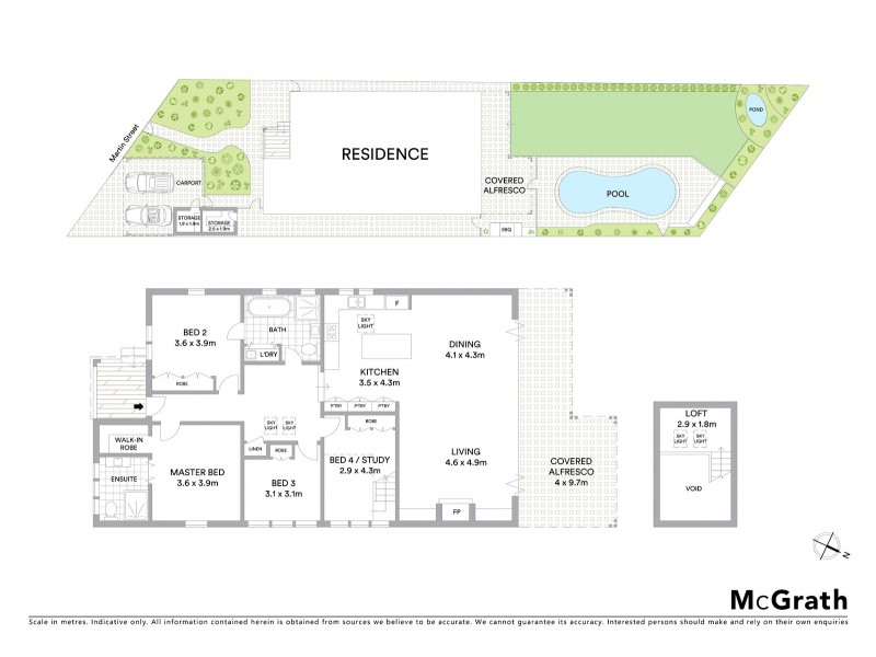 20 Martin Street, Hunters Hill NSW 2110 Floorplan