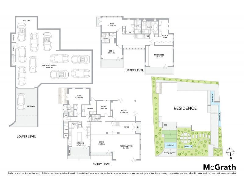 2A Rooke Lane, Hunters Hill NSW 2110 Floorplan