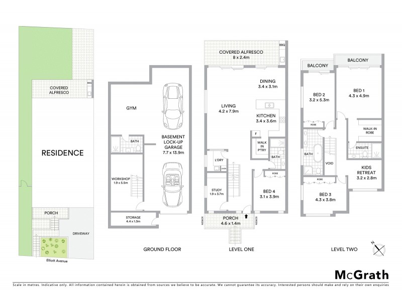 99 Elliott Avenue, East Ryde NSW 2113 Floorplan