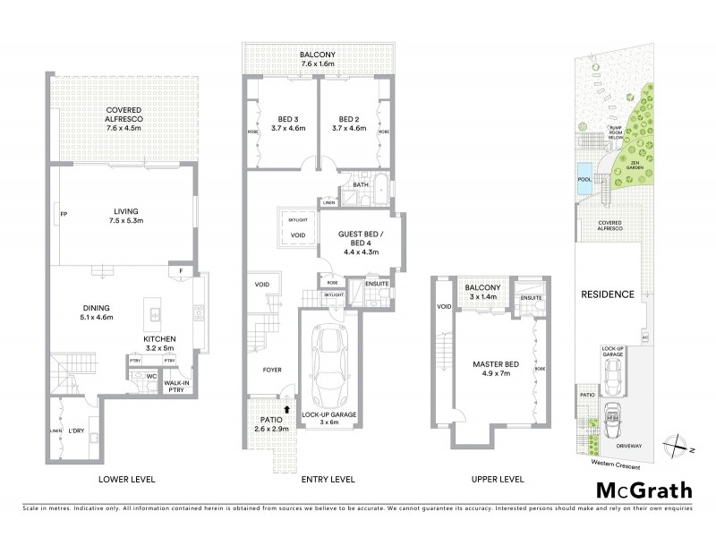 91 Western Crescent, Gladesville NSW 2111 Floorplan
