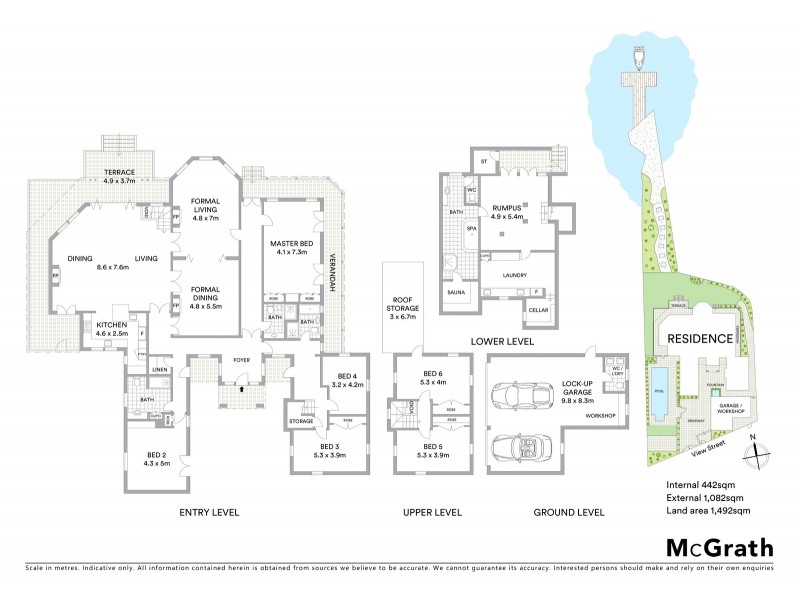 6 View Street, Hunters Hill NSW 2110 Floorplan
