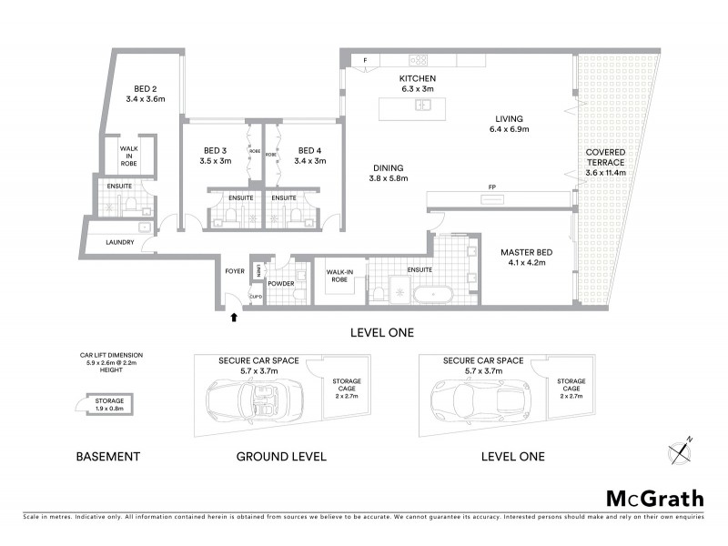 3/30 St Georges Crescent, Drummoyne NSW 2047 Floorplan