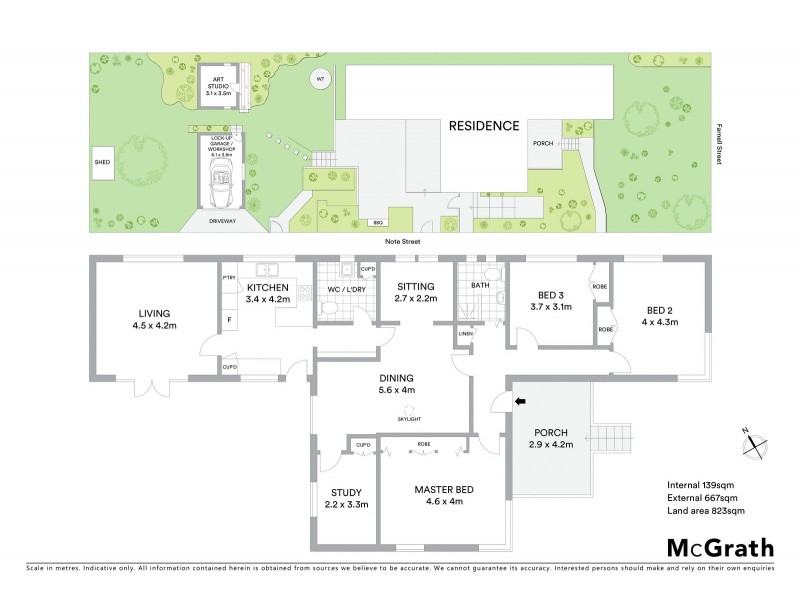 14 Farnell Street, Hunters Hill NSW 2110 Floorplan