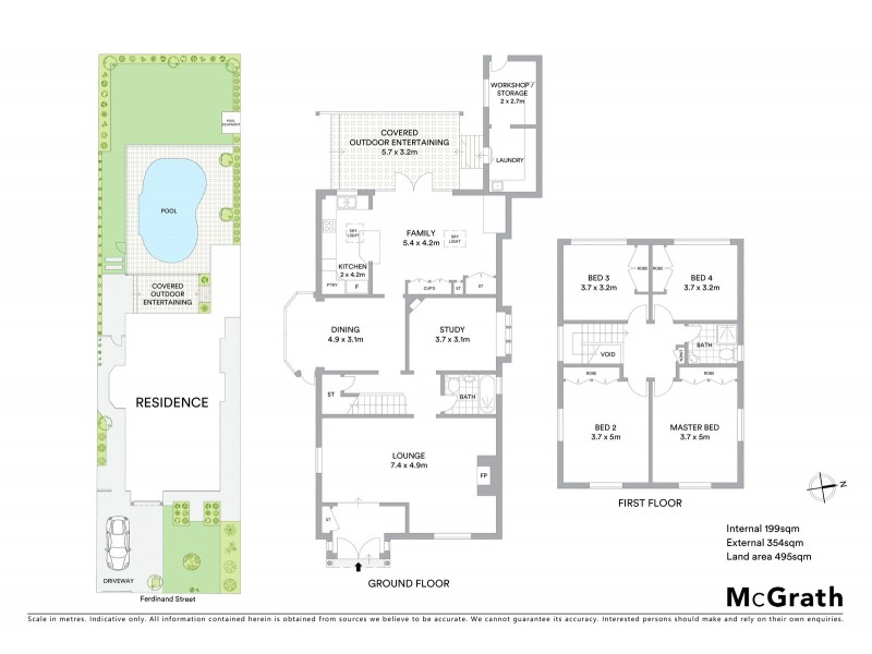 8 Ferdinand Street, Hunters Hill NSW 2110 Floorplan