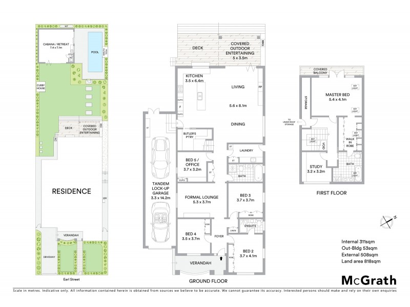 2 Earl Street, Hunters Hill NSW 2110 Floorplan