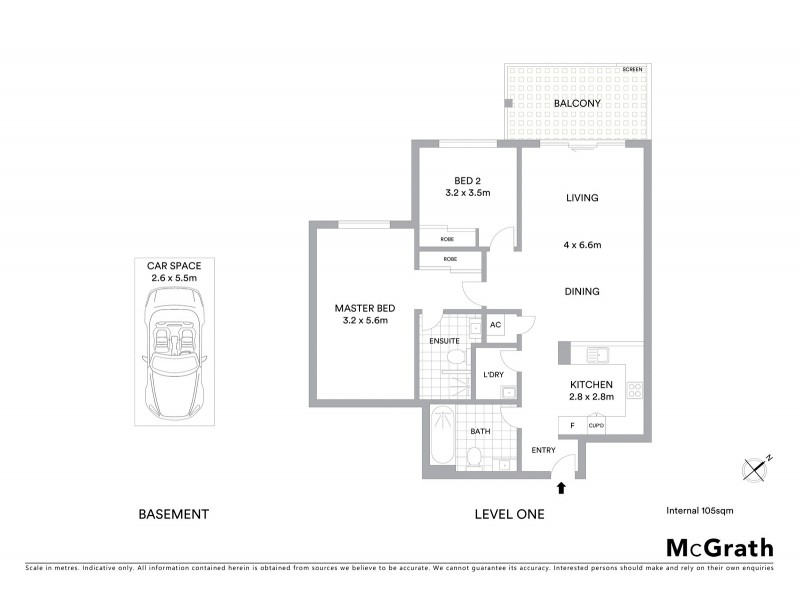 1113/100 Belmore Street, Ryde NSW 2112 Floorplan