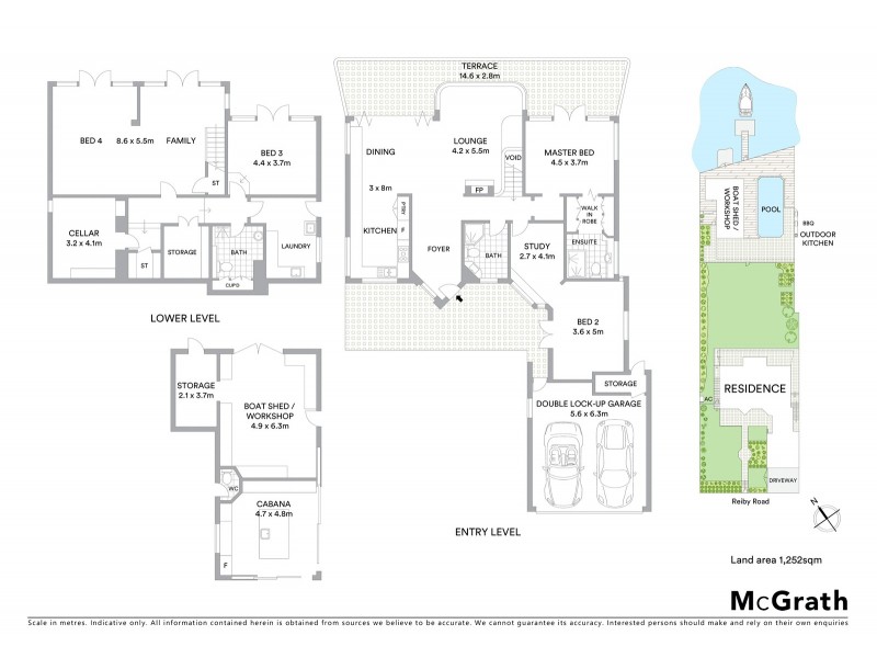 15 Reiby Road, Hunters Hill NSW 2110 Floorplan