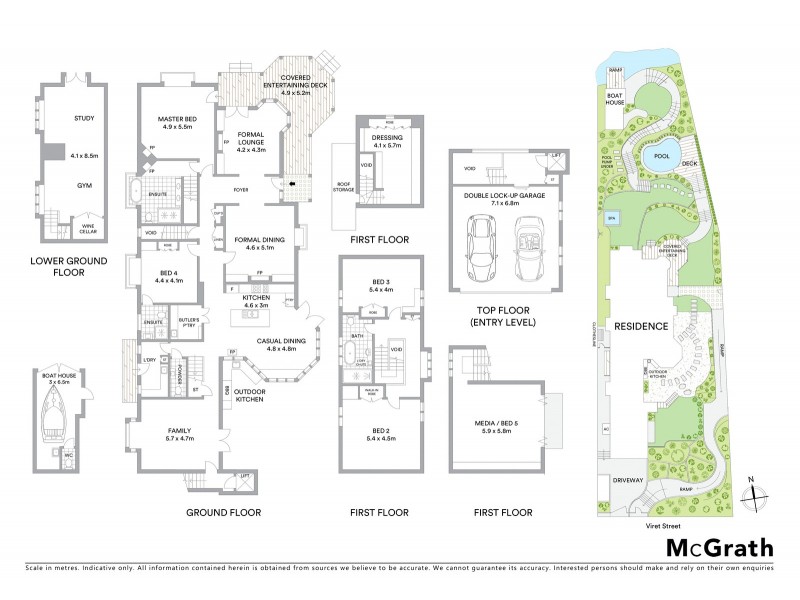 12 Viret Street, Hunters Hill NSW 2110 Floorplan