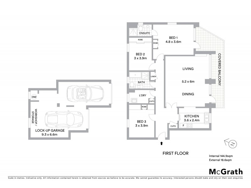 6/2 Mount Street, Hunters Hill NSW 2110 Floorplan