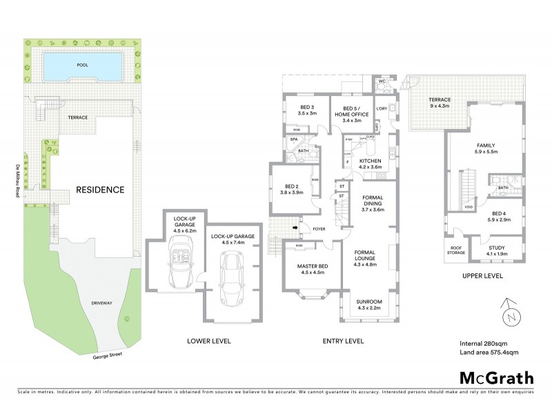 2 George Street, Hunters Hill NSW 2110 Floorplan