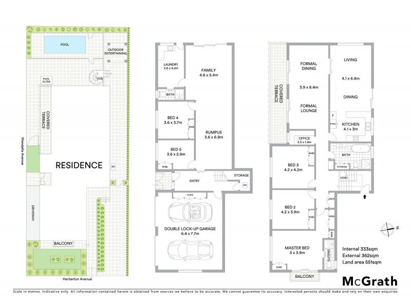 4A Herberton Avenue, Hunters Hill NSW 2110 Floorplan