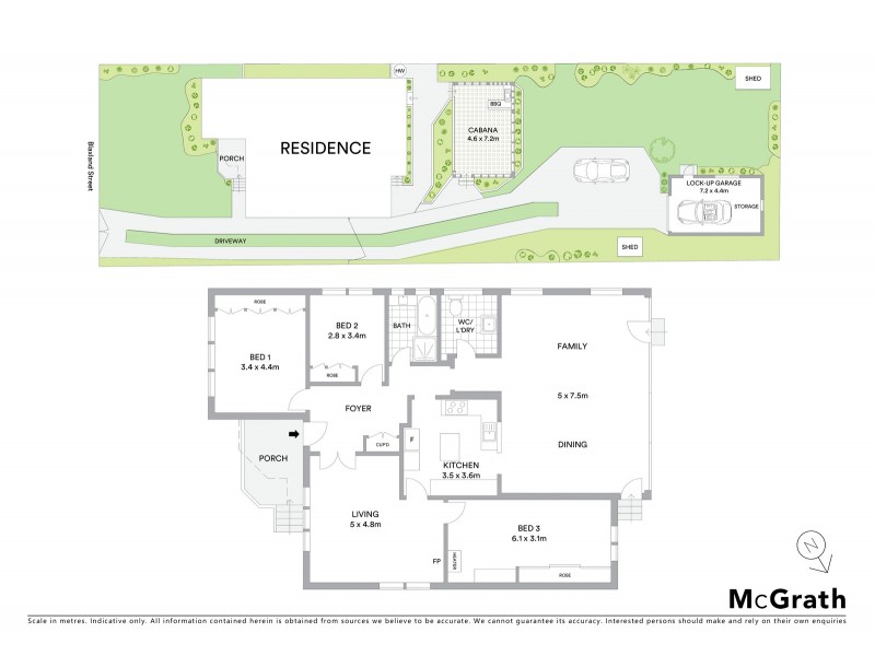 34 Blaxland Street, Hunters Hill NSW 2110 Floorplan