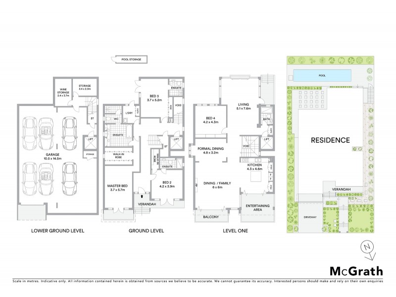 3A Collingwood Street, Hunters Hill NSW 2110 Floorplan
